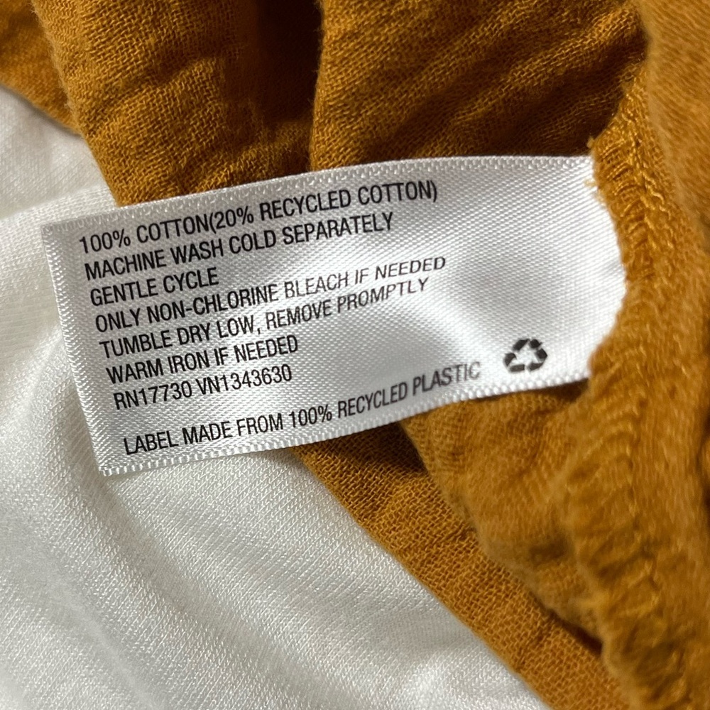 Universal Thread Burnt Orange Crop Flutter Sleeve… - image 6